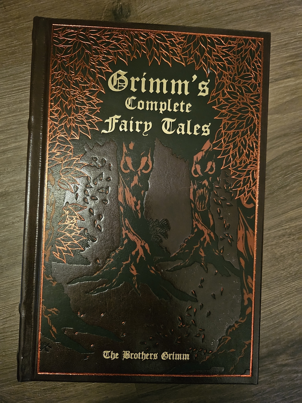 Grimm's Complete Fairy Tales Decorative Hardcover - Black & Copper